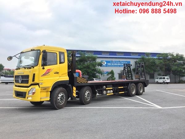 Xe nâng đầu chở máy công trình DONGFENG 4 chân Hoàng Huy nhập khẩu