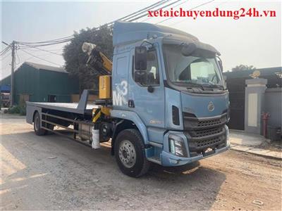 Xe cứu hộ giao thông Chenglong M3 gắn cẩu gập XCMG 6,3 tấn 5 đoạn